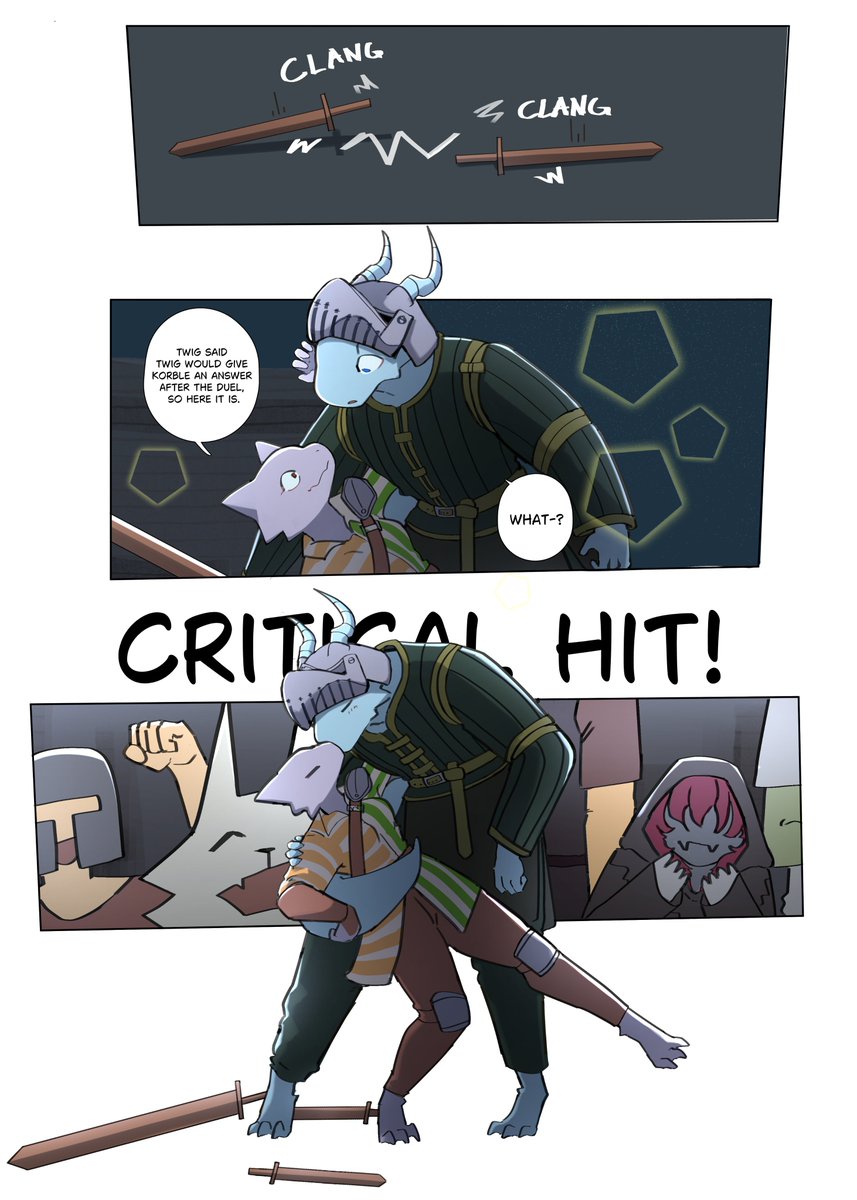 HOc2pus's tweet photo. A proposal through duel⚔️⚔️⚔️ (2/2)

Commission for @/OnRagingFishFTW and @/SixWingZombi6 https://t.co/nJFHza6F8S