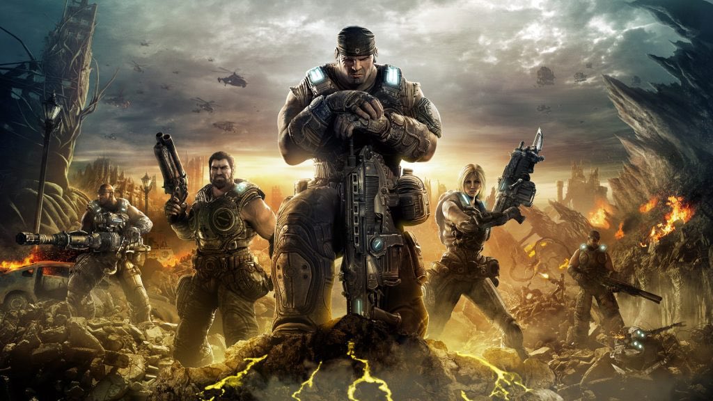 lastchalice's tweet photo. Gears of War 3 was the best midnight launch I ever experienced.

My friends &amp; I were near the front of the line as it wrapped around GameStop. Gears 2 tournaments were being ran out of the back of some dudes pickup &amp; the hype was at an all time high.

Perfect end to the trilogy. https://t.co/32C7R9jHY3