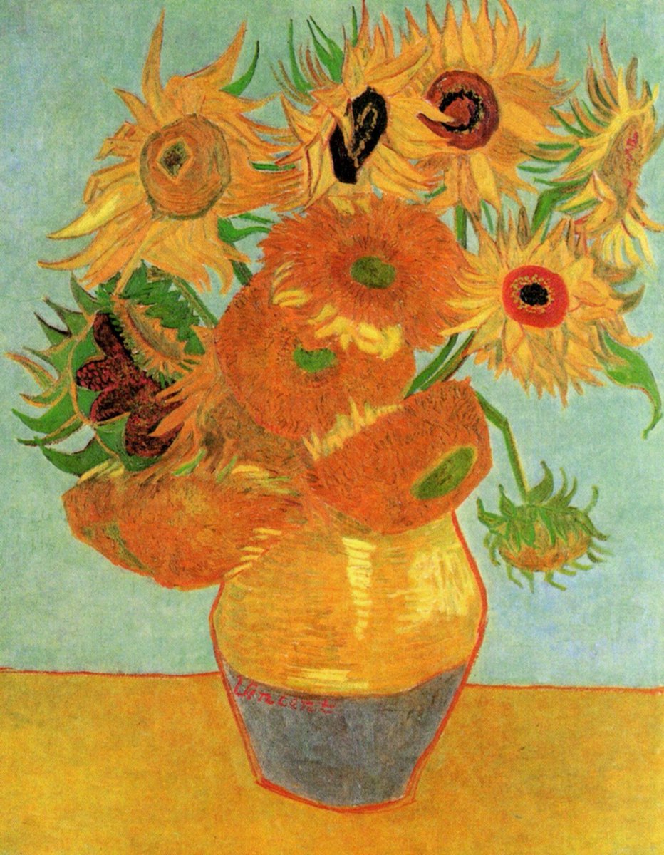 ArtGuide_db's tweet photo. Vincent van Gogh
Sunflowers, 1888 https://t.co/QWenv0vMFw