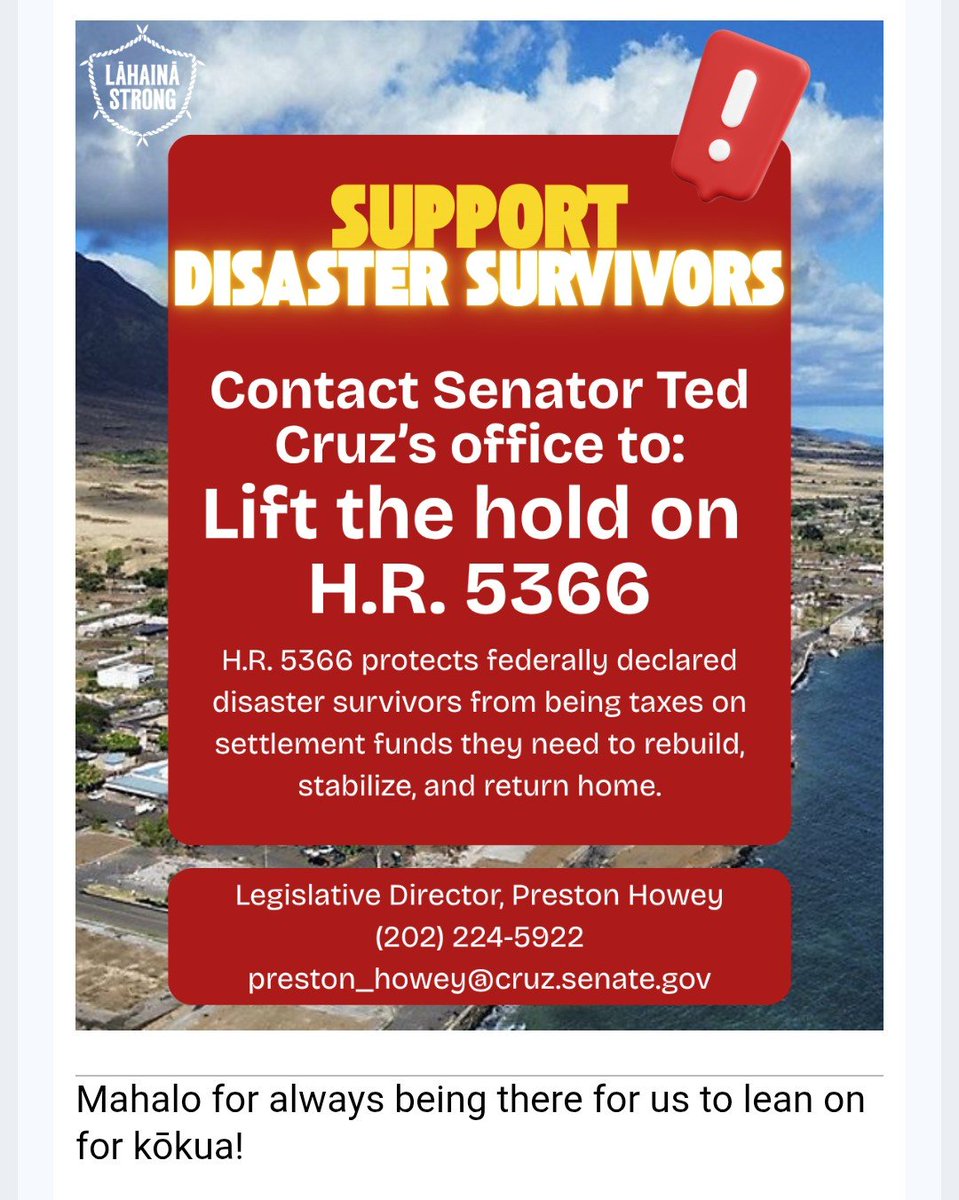 NatalieMonarrez's tweet photo. #HR5366 #TedCruz #disasterrelief https://t.co/1l9mBF9fOL