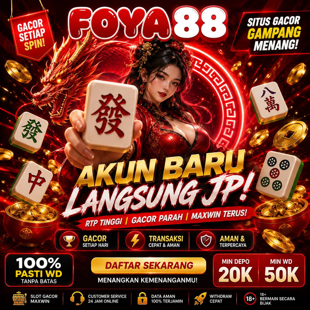 tasvwi's tweet photo. 🔔 Slot Gacor Hari Minggu Ini maxwin
🎀 SLOT GACOR HARI INI — gak ada kata rugi!
🗣️ RTP real tinggi, peluang jackpot makin gila
disini : https://t.co/a5F7e8QnyD https://t.co/awD1a21flB