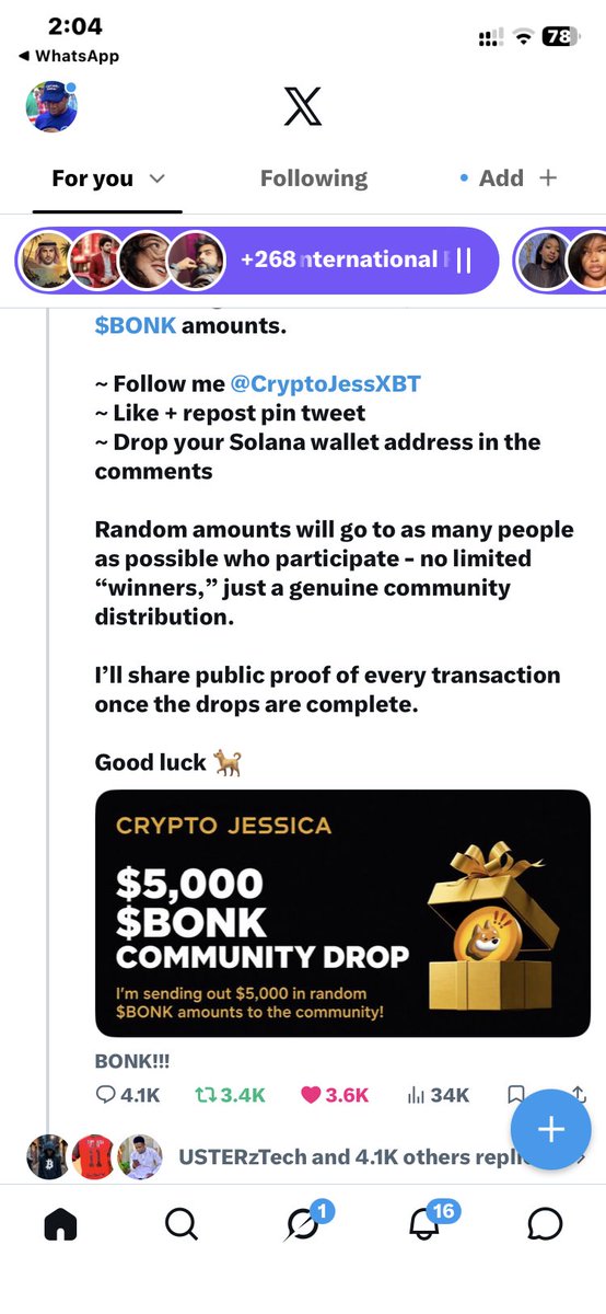 NCSTECH01's tweet photo. @CryptoJessXBT @bonk_inu 9HRJd5XPec23zzaFTKeM4p1Fnj8MCYqKfWnaEzd6iVc8 https://t.co/NAHhx6hzec