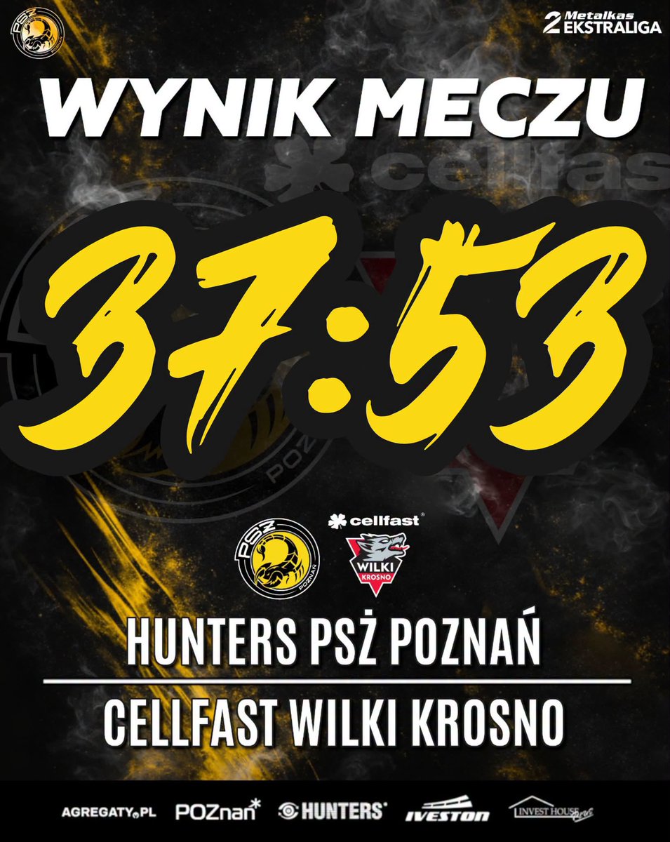 pszpoznan's tweet photo. Ciężki mecz za nami… Przegrywamy dzisiaj z CELLFAST Wilki Krosno w ostatnim meczu sezonu zasadniczego na Golęcinie. Przed nami najważniejsza część sezonu, bierzemy lekcje z tego meczu i szykujemy się na ostatni mecz tej fazy na wyjeździe w Pile ✊🏻 https://t.co/dcEeZcTofx