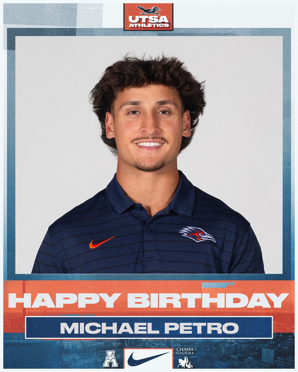 UTSAFTBL's tweet photo. Happy birthday, @PetroMichael23! 🎂🎉 #BirdsUp 🤙 https://t.co/qQggoli10L