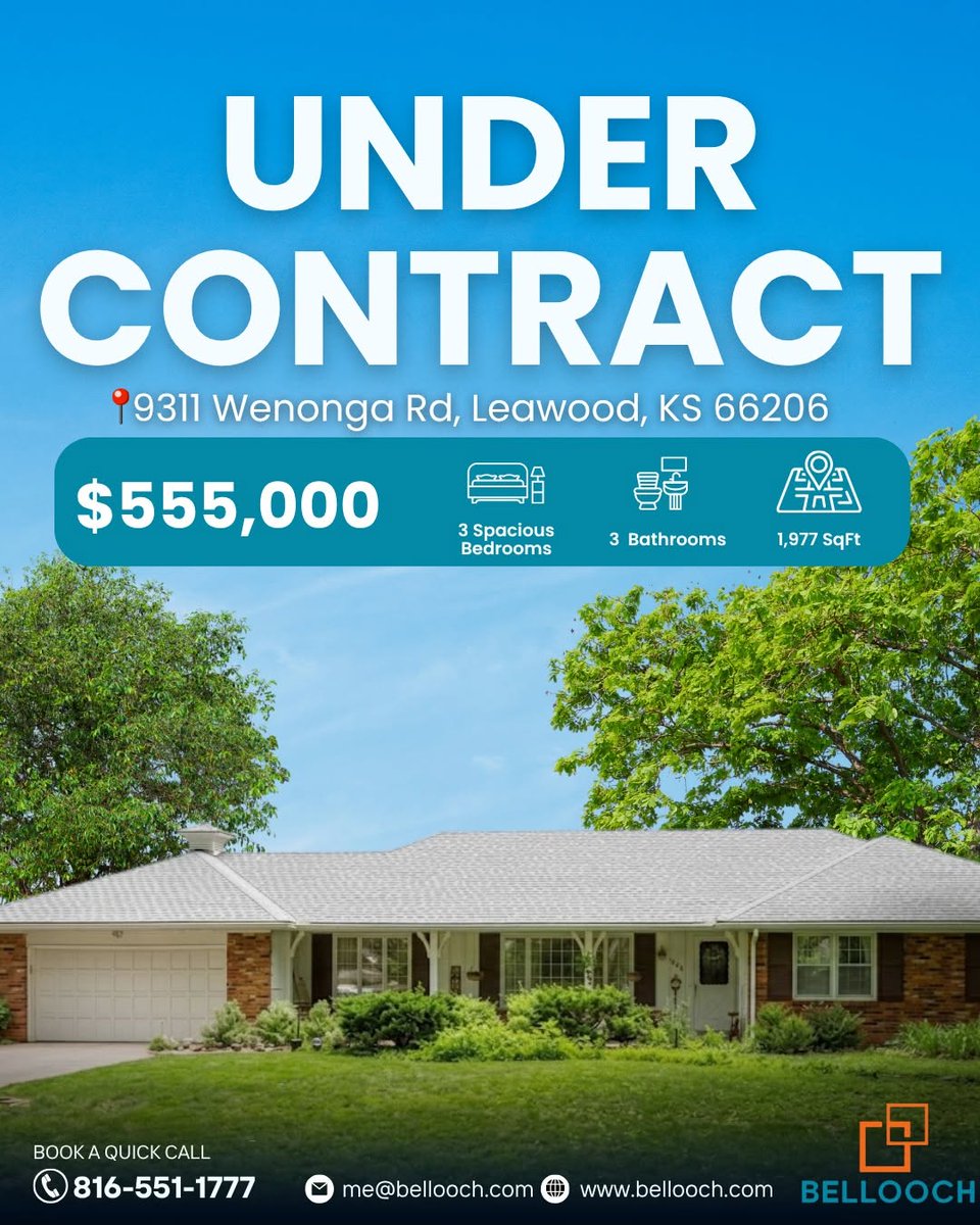 Bellooch's tweet photo. Grateful is an understatement. 🏡 Selling a home is about so much more than numbers, it’s about memories, transitions, and trust.  We’re honored to help our incredible sellers take their next big step as 9311 Wenonga Rd goes Under Contract! 📷 Thank you for trusting us! https://t.co/Zioo0wM03X