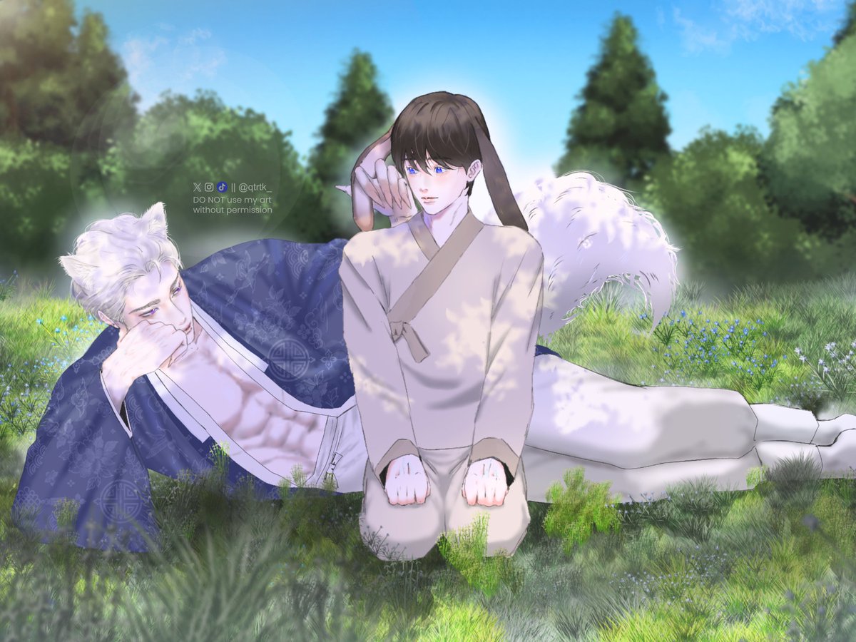 qtrtk_'s tweet photo. AshKoi Wolf x Bunny AU🐺🐰 https://t.co/K5qNw3PMhU