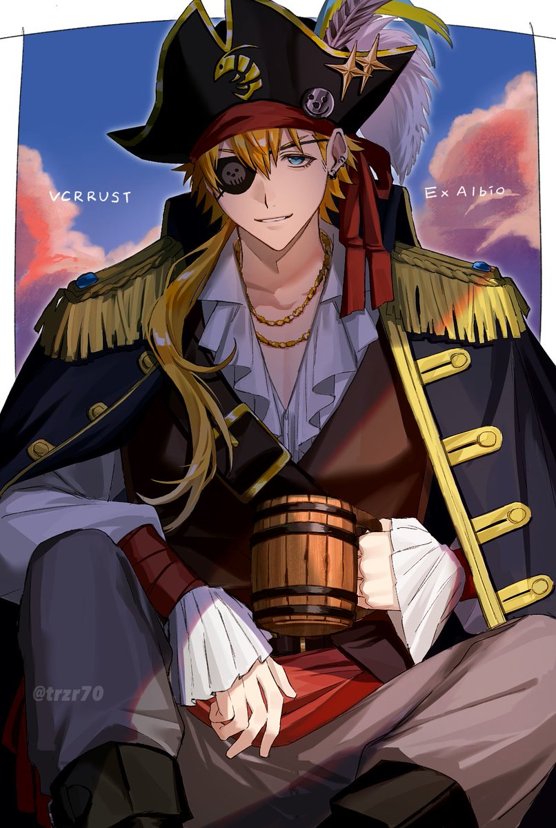 trzr70's tweet photo. 海賊団ありがとう🏴‍☠️🦐
（捏造服） https://t.co/xhbC5LOuzl