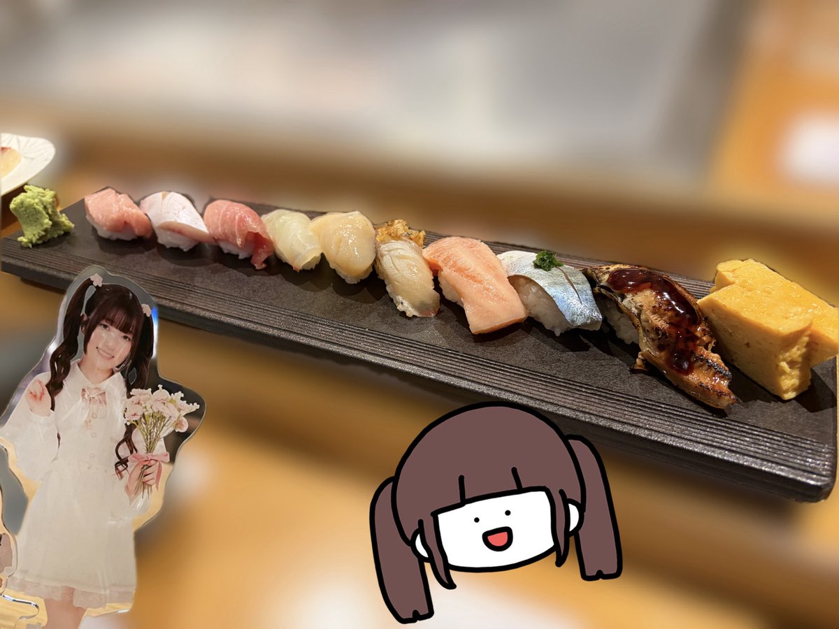 tsuki0605's tweet photo. #ゆりちゃん見て 寿司、お酒だよ🍣 https://t.co/LxWcEhcXR4
