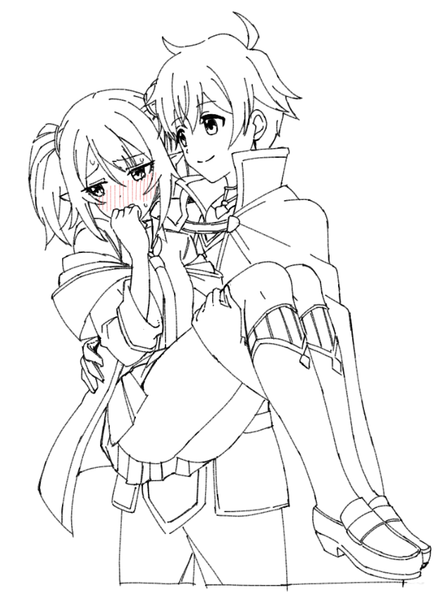 yuyu_kirin's tweet photo. 顔。近すぎ。
いや、待て。距離感どうなってんのこれ。
この状況も意味わからんし、顔近いのも普通にヤバい。
……てか、こいつこんな力あったんだ。

「クロエ、大丈夫？」

「……は？　余裕だけど……あとこっち見んな」

#プリコネＲ https://t.co/4KmJ695hYG