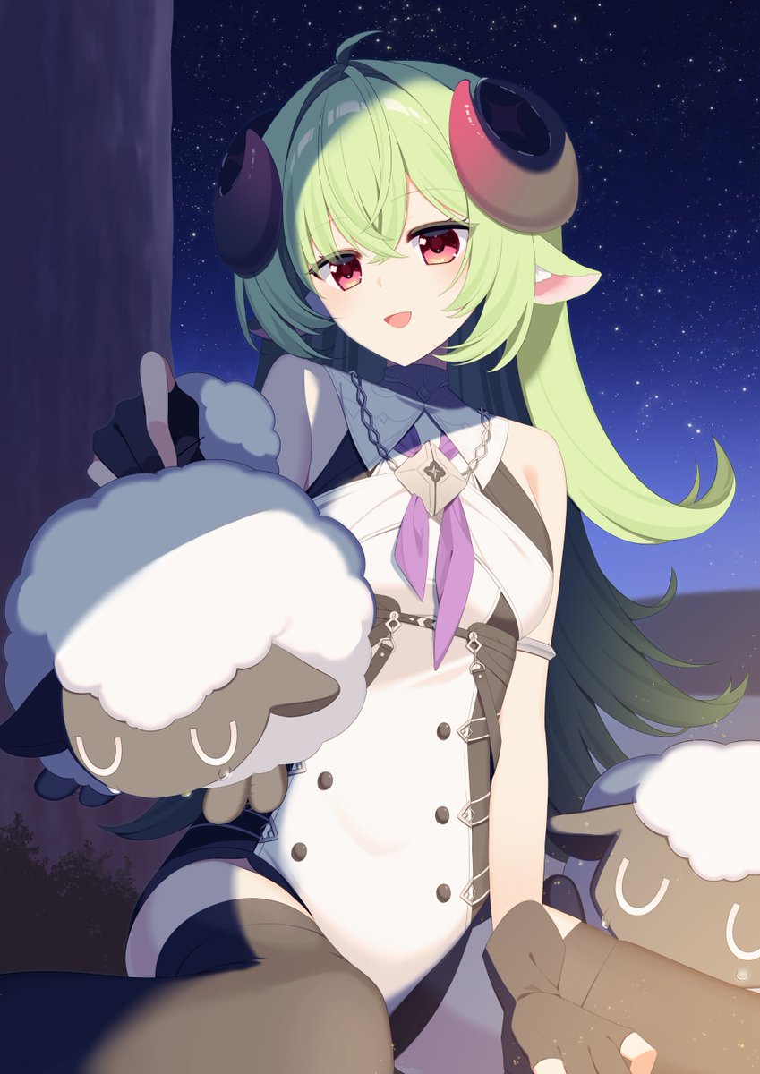 asash0u0's tweet photo. メェメェってどんな味がするんでしょうね？^^
#NTE #NTEcreator #Iroi https://t.co/tCAMn2wCFm