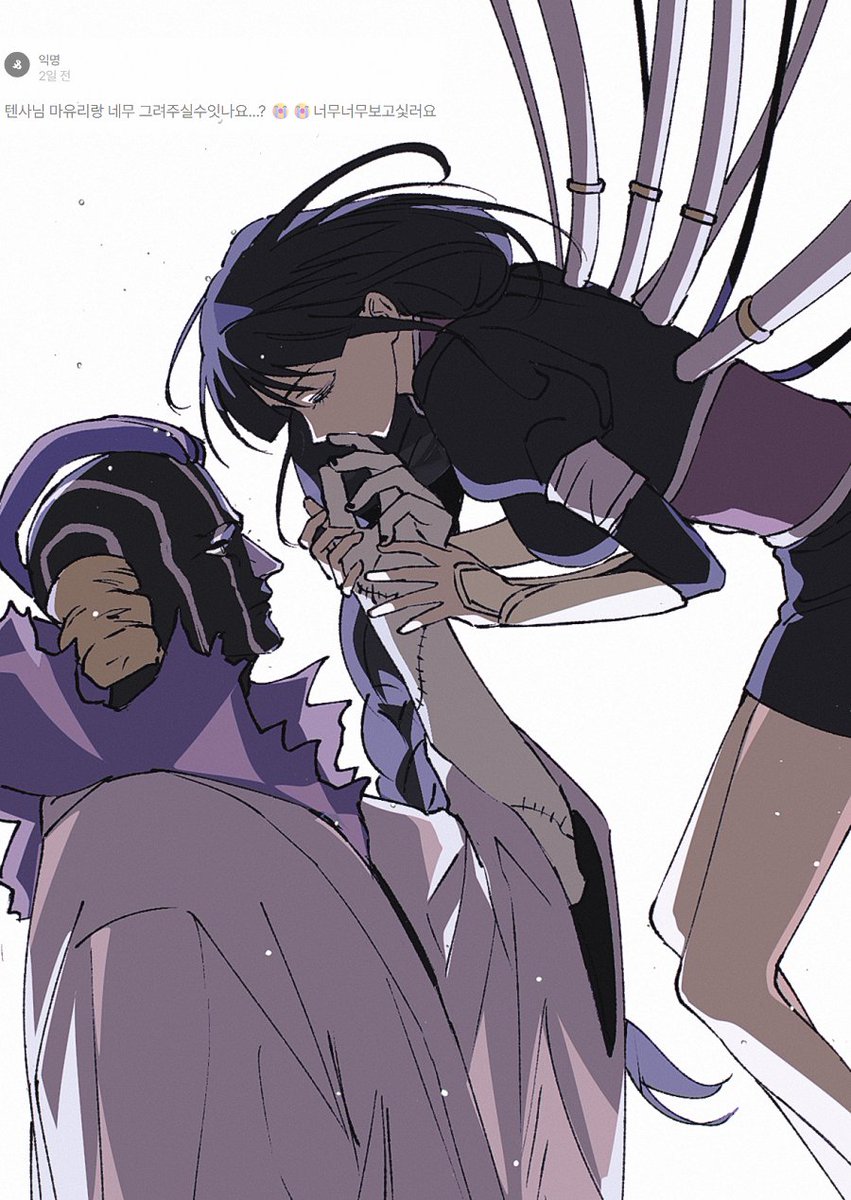 TensaLog_'s tweet photo. 스핀리퀘로 그린 마유리랑 네무 입니다... https://t.co/jlzANuTXeW