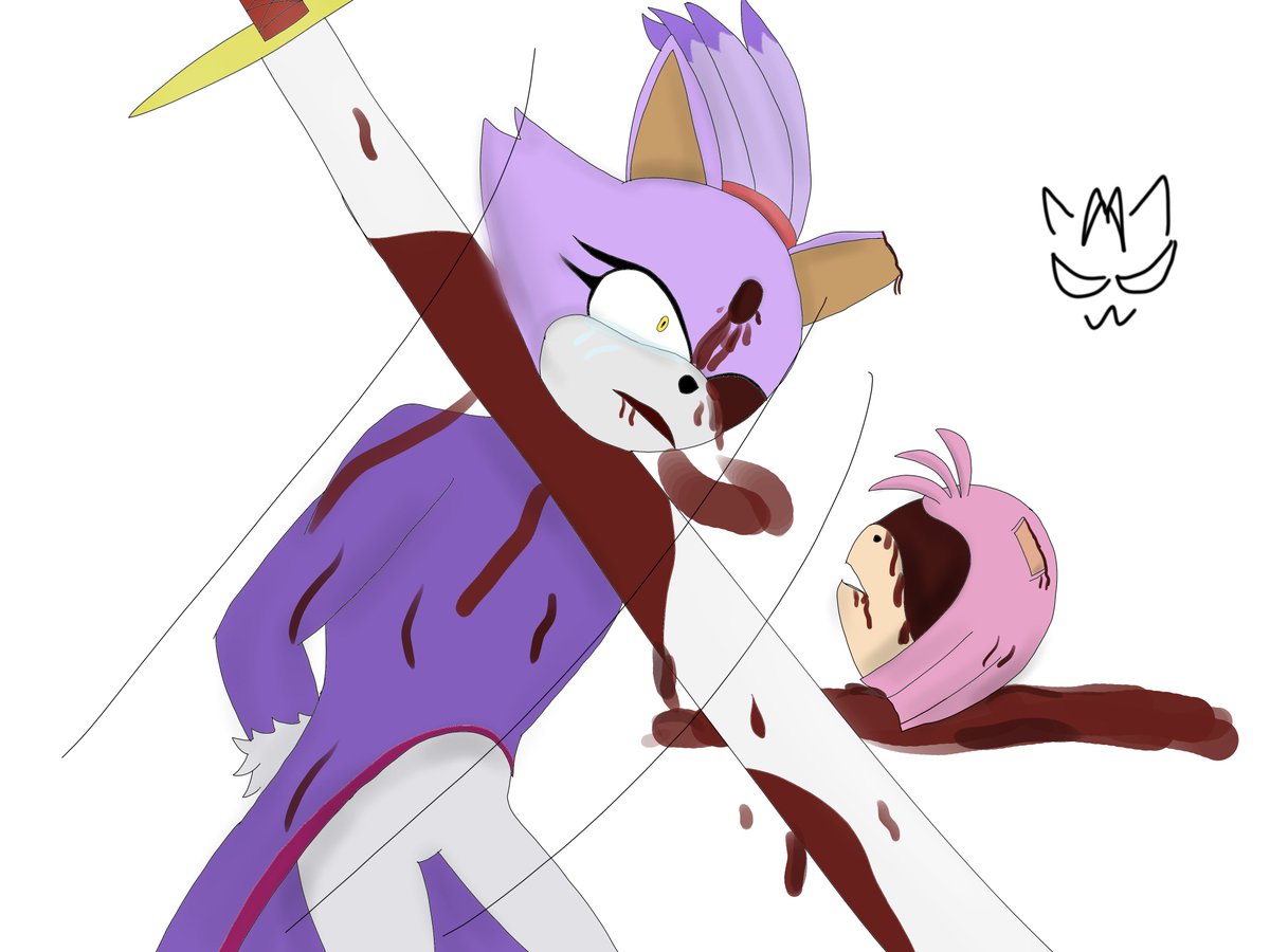 KitsuPix's tweet photo. So, I never liked Amy Rose, and now I hate Blaze too, for voicing Kit and Loona. And naturally, I did all this to the magnificent soundtrack by Susumu Hirasawa.
Blaze and Amy Rose: Sonic
Hope Chimptopia will released and brutally kills Kit and others
#Gore #Sonic #blaze #amyrose https://t.co/xJQhe9detQ