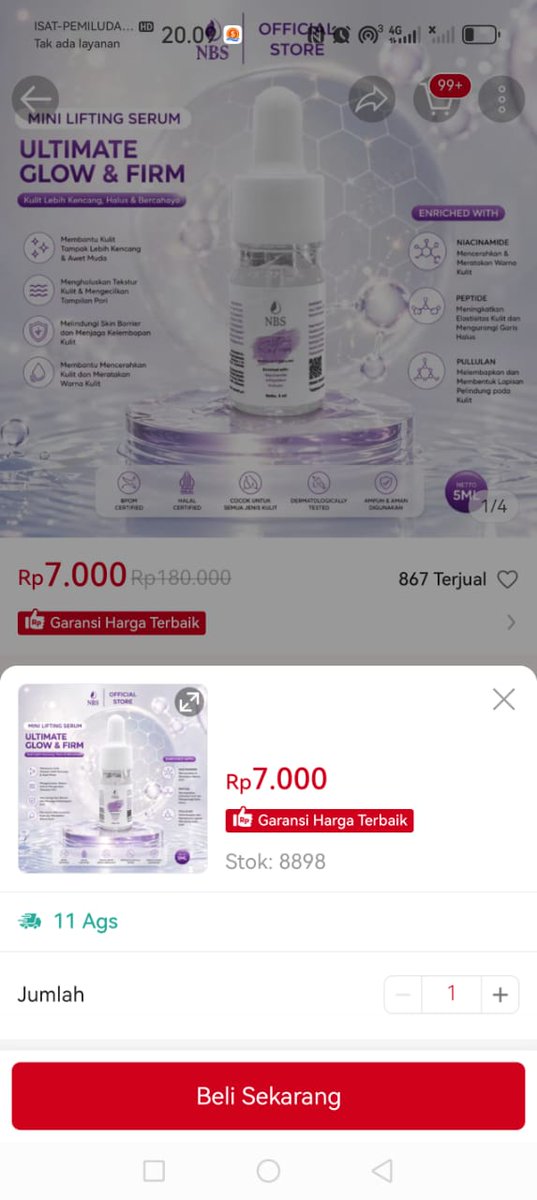 ReProStuff's tweet photo. Promo Mini Lifting Serum

Link Produk: https://t.co/EJVk0YKSe3

#infopromo #promoshopee #promoserum https://t.co/SaXyesc8i6