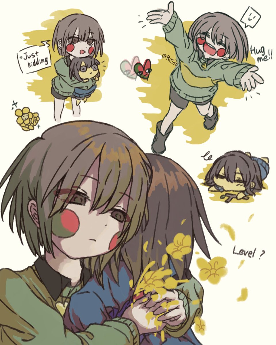 Riri2_ri's tweet photo. ＊ハグする #undertaleㅤ https://t.co/GHq5kieP07
