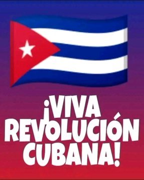magapc012's tweet photo. ♥️🇨🇺
La Revolución Cubana será eterna.

¡INDESTRUCTIBLE ⭐️! https://t.co/qgzc2GZpEZ
