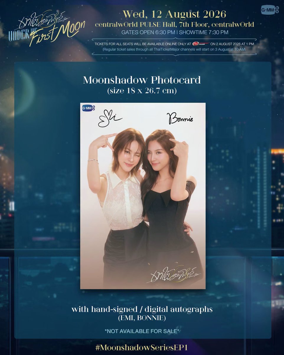 pufiliss's tweet photo. WTS / ขาย 

Photocard hand signed ลายเซ็นสด 1,500 บาท
นัดรับหน้างานเลยค่า dm ka

#MoonshadowSeries #ตลาดนัดเอมี่บอนนี่ https://t.co/6iKSVKXgmk