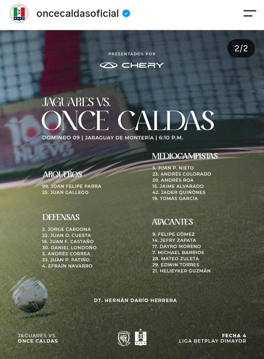 camilolopez23's tweet photo. @oncecaldas @Juaneslc11  por que si Jefry Zapata salió expulsado frente América en la fecha anterior, esta convocados para el partido de hoy? https://t.co/rmkPGJN6gH