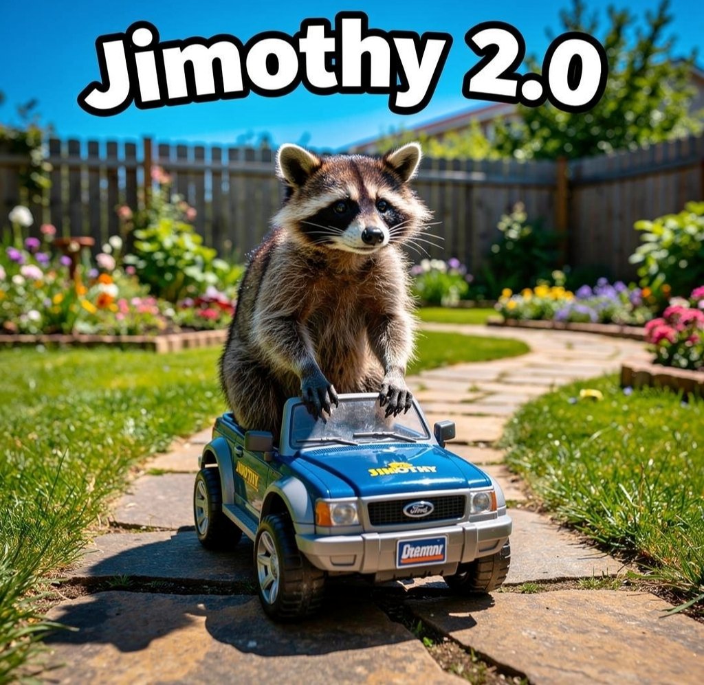 Jimothy2_0's tweet photo. @looks_rekt 🦝 🔥 Spotted the original? Meet the sequel.

$Jimothy 2.0 — over 61% of the supply permanently burned.

Join the TG 👉 https://t.co/tOZJcsWpNH

$Jimothy2.0 🦝 🔥 https://t.co/iezObKEe9S