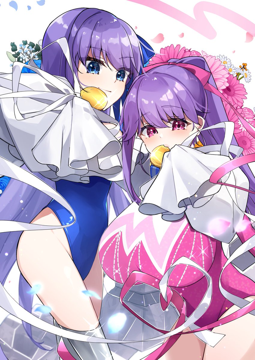 to_moyomoyo's tweet photo. トップスタァ💙ラムダリリス
ジムナスプリンセス🩷パッションリップ

🥇姉妹で金メダル🥇

 #FGO https://t.co/4q6esPlZpg