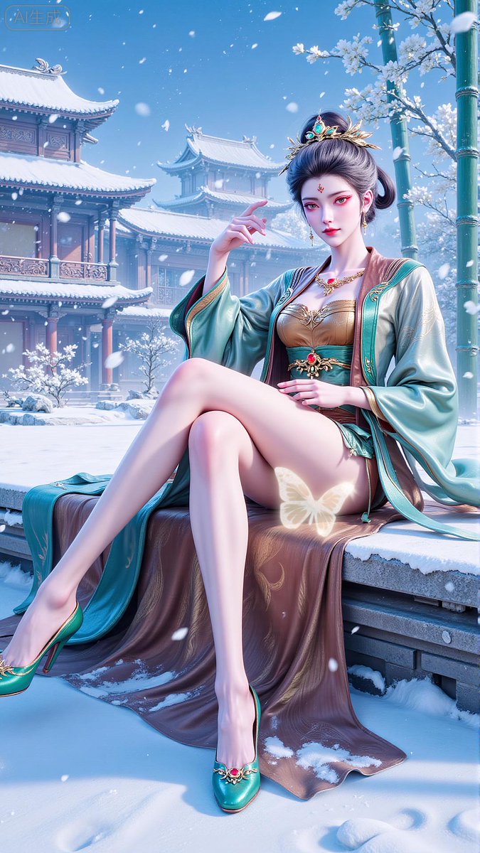 Sloanesex's tweet photo. 剑来 皇后 #AI绘画 #国漫女神 https://t.co/vQ34nfmrPN
