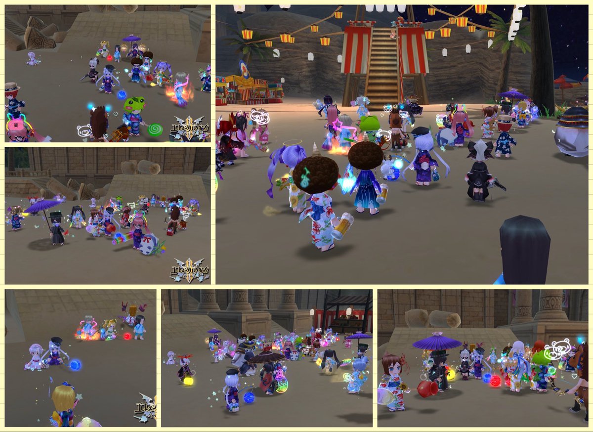21yukata's tweet photo. 2026納涼祭　パート2

なかなか写真、上手に撮れなくて枚数だけ増えました🤣
でも、楽しみながら編集してます😆

なかなか人数の制限あって、たくさんの方を写すの難しかったけれど、参加の皆様、どこかに載ってるといいな…😅

＃エレナイ
＃2026納涼祭実行委員会 https://t.co/RIXTiN81BS