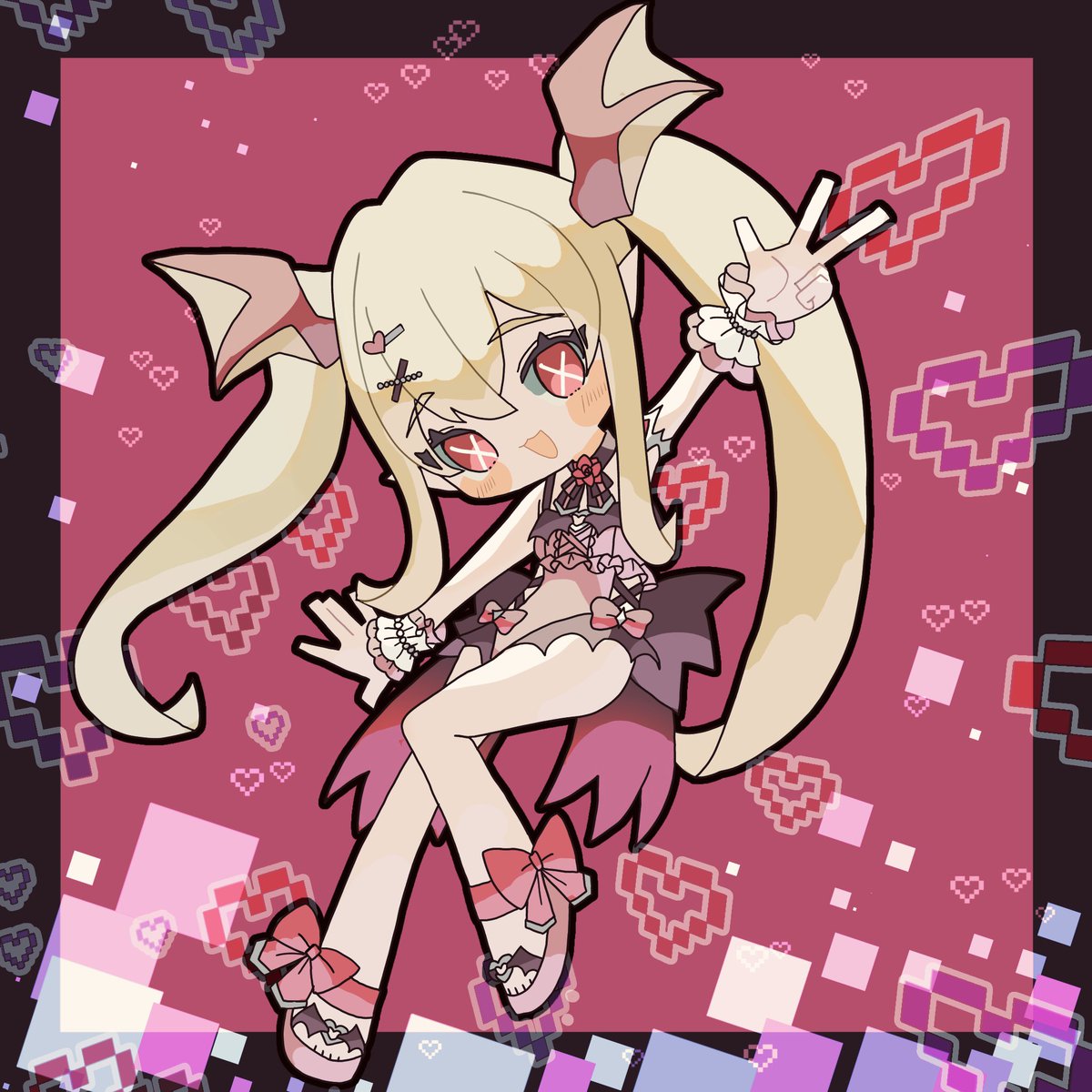 yosuzume98's tweet photo. ヴァンピィちゃーん https://t.co/c5SAxCfV0w