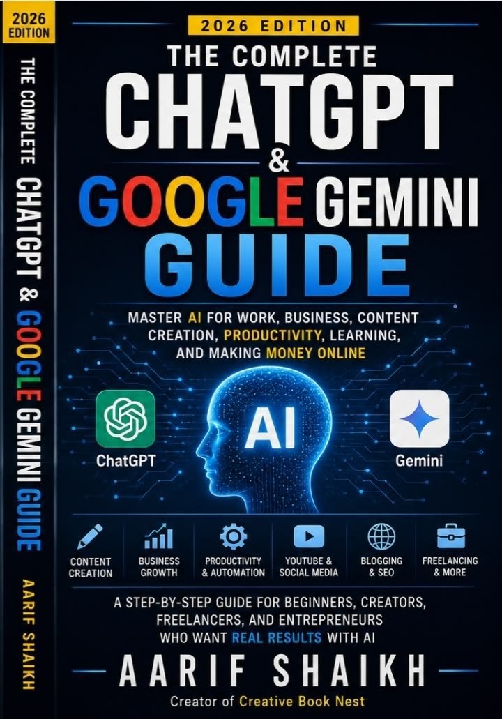 Romic_Ai's tweet photo. Stop using AI the hard way.

Grab my Complete ChatGPT &amp; Google Gemini Guide (2026 Edition) for FREE.

You'll learn how to:

• Write faster
• Build AI workflows
• Grow your business
• Boost productivity

✓Retweet + Reply "Al" 
✓Follow me @Romic_Ai to receive your copy. https://t.co/QM4SkI1Fge