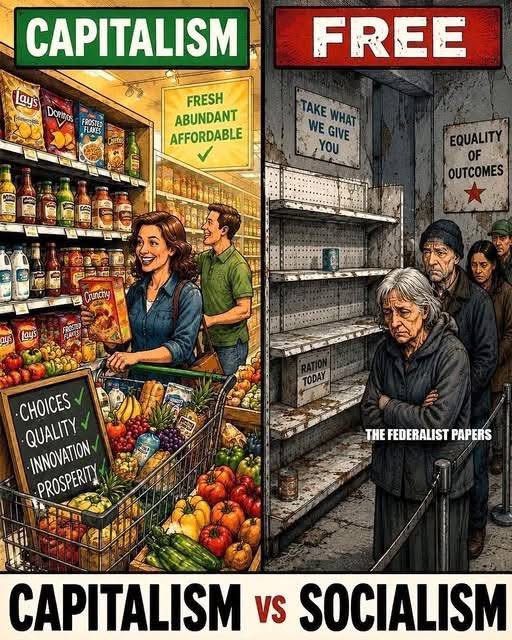 ToniLL22's tweet photo. Most Americans choose Capitalism, Rights and Freedoms. . . Everyone else is free to move to a socialist country! 🔥👇👇👇🔥 https://t.co/5M8KEJC80N