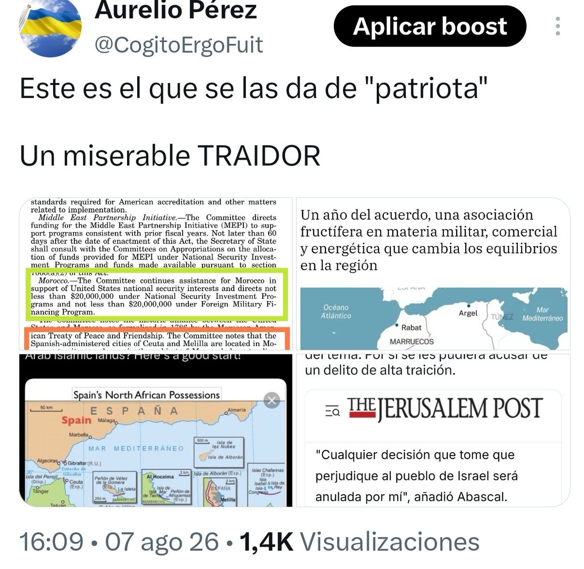 CogitoErgoFuit's tweet photo. @BrunoRoalv Chapeau!
Unniendo puntos dispersos en un patrón claro y de hechos probados
GRAN HILO
Pregunta: porque los fundadores de Vox se quejan CUANDO les dan la patada y ninguno cuando está en el cargo?
#VoxTraidores
#VoxCorruptos https://t.co/59dooe3qfx