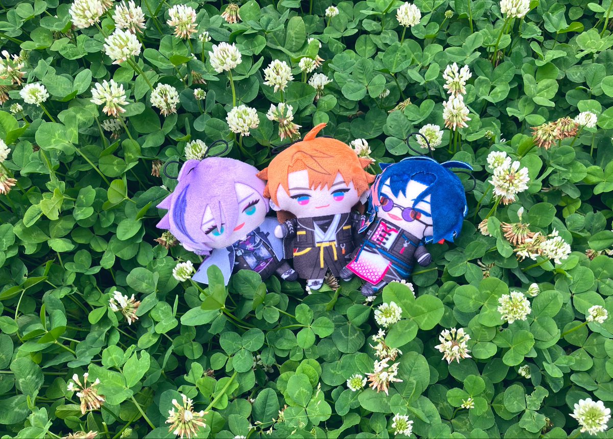 twomosaku's tweet photo. 🍀に寝そべる💤
#にじぱぺっとが見られるタグ
#さんくまが見られるタグ https://t.co/UVN7dAKKra