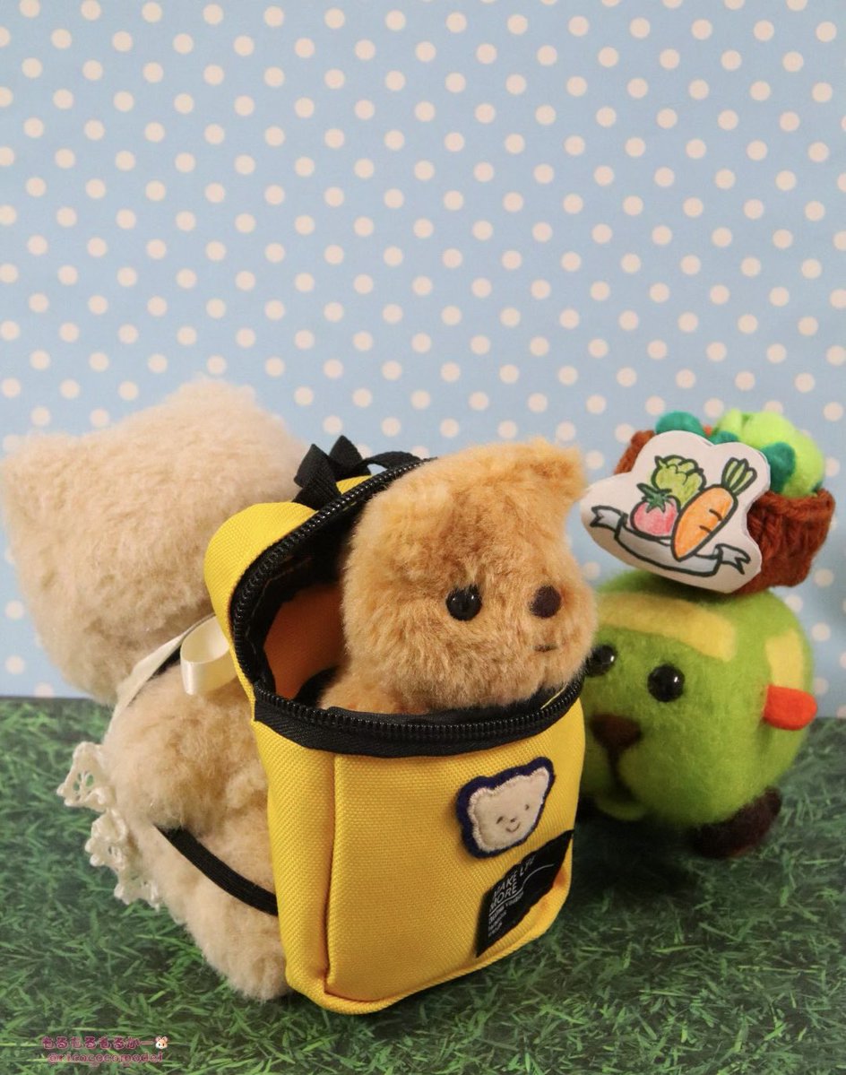 rico_coco_model's tweet photo. ギャラリーくまっぷさんへ🐻久しぶりにくまっぷちゃんと作り手さんにお会いできて我が家ボヘちゃんとモルカーも嬉しそう💕新しいくまちゃんたちもお迎え💕
リュックに入って一緒にお出かけスタイルも可愛い😍ギャラリーは素敵な空間でした✨
「沢山のくまちゃんとお友達になって楽しかったプイ🧸✨」 https://t.co/4whS0K7PY0