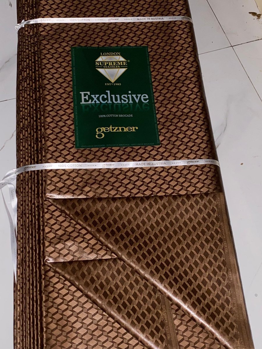 MuhaAly's tweet photo. EXCLUSIVE GETZNER 

Price: 32k per yards 

Location: Kano 
Delivery: Nationwide 
WhatsApp or Call 08068363401

Please retweet and patronize https://t.co/gttCAdTABK