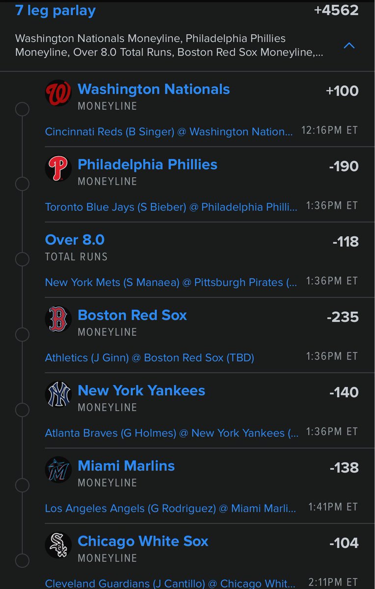 VictorScot001's tweet photo. SUNDAY SCRIPT #MLB 👀⚾

@Playbook (link to tail in comments 🔗) https://t.co/z7quFpuluh