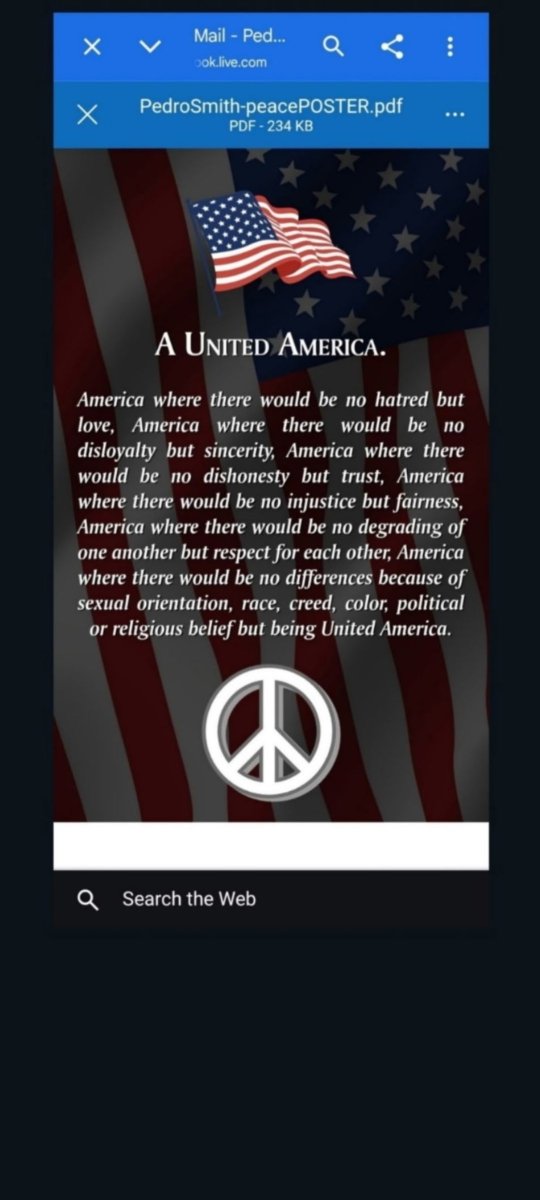 Pedro_ChosenOne's tweet photo. @BerniceKing @BernieSanders @BarbMcQuade @semaforben @hwinkler4real @jaketapper @JakeSherman @IlhanMN @Lawrence @joejonas My vision for A United America author Pedro Smith https://t.co/pNc7pThc0T