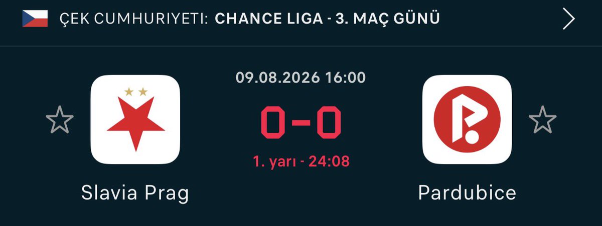 sevketlive's tweet photo. 🇨🇿 25’

ilk yarı 0.5 üst ⚽️

Telafi https://t.co/RFzshCEj7o