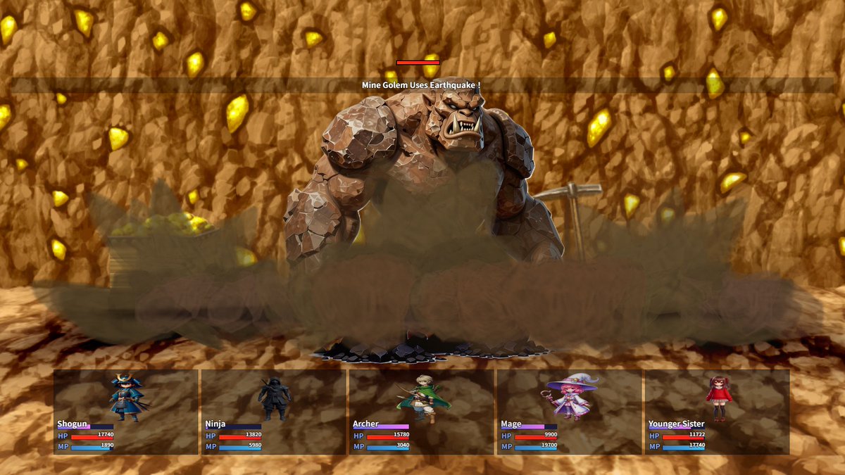 JIYUTORISEI's tweet photo. Fujisan Nobori Update #20 Released.

Mine game currency and gems in the mine, defeat the Mine Golem boss, and try completing new quests.

#jrpg https://t.co/qadW4YvzY4