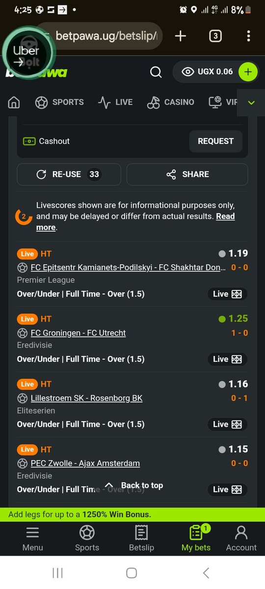 aryeija_evert's tweet photo. I dont know how betpawa does its things whether AI how can amatch be 1:0 and you telling me that my over 1.5 has already won how https://t.co/6ywq65Lj2U