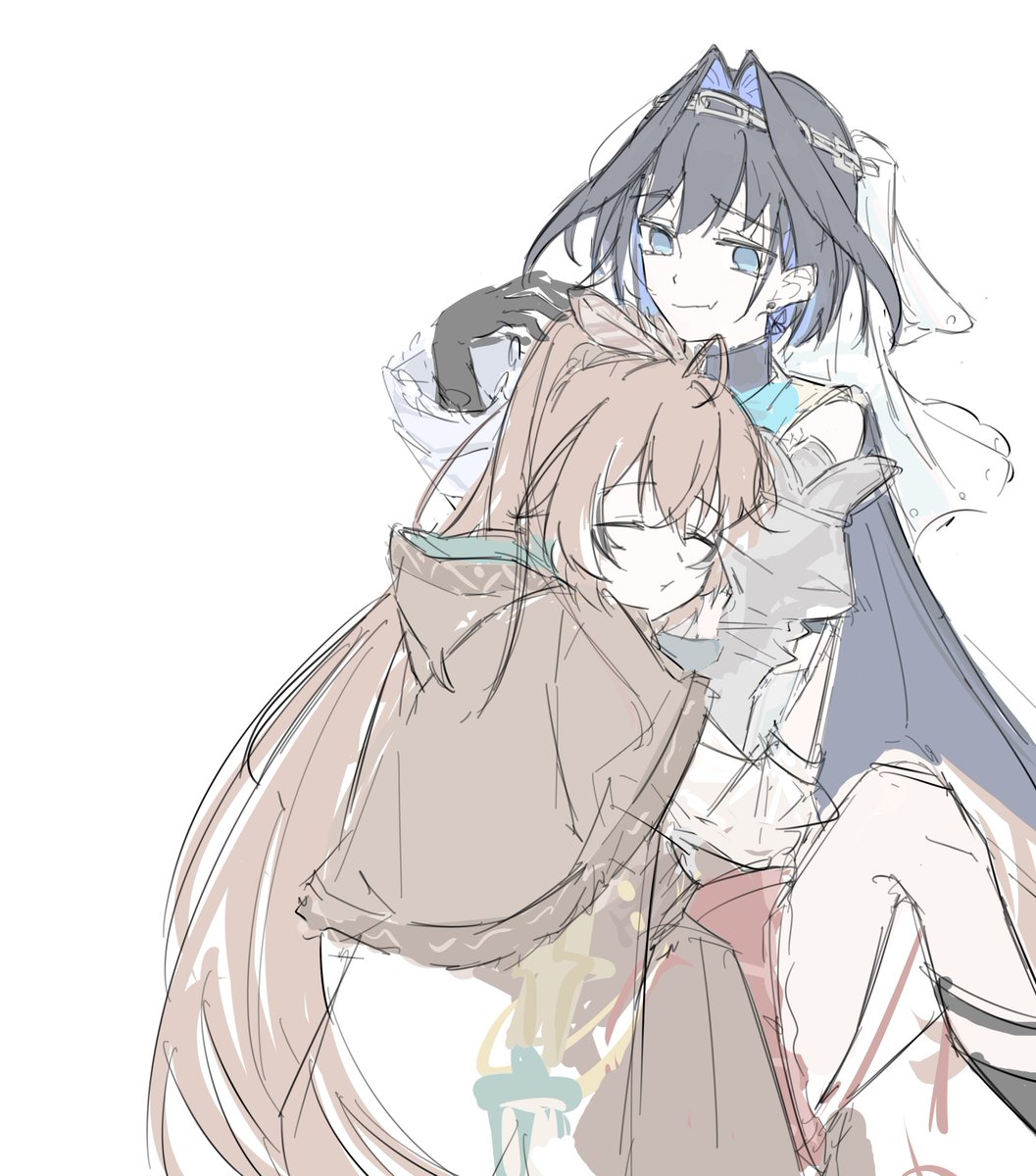 chiyu_hnkr's tweet photo. some scrapped drawings from before lol https://t.co/Y6yLDQSI75
