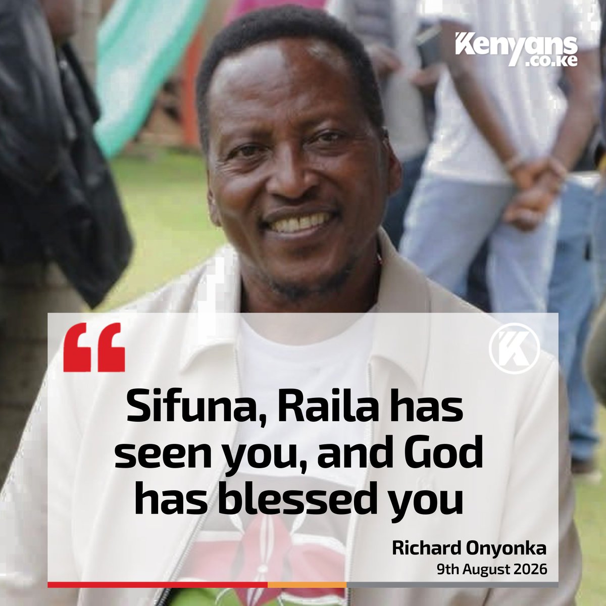 Kenyans's tweet photo. Sifuna, Raila has seen you - Richard Onyonka https://t.co/TMWcISL1kb