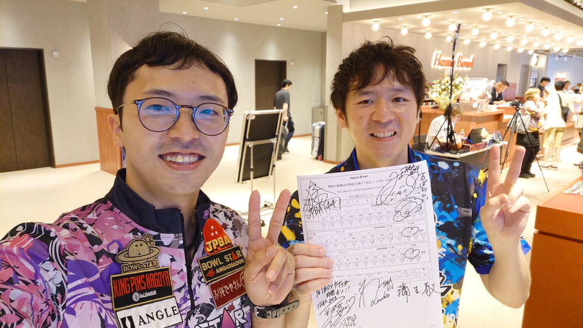 ishinon0912's tweet photo. ボウリングラボマーキュリーオープン記念チャレンジで前半728でしたが、祐太くんには勝てませんでした、さすがファイナルボスでした✨3位入賞して、後半もプラスてきて楽しい1日でした🎳また、よろしくね🎳

#齋藤祐太プロ
#ハマボール
#ボウルスター https://t.co/qMXJD1eljE