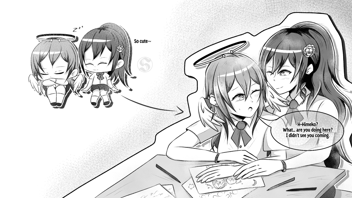 shiyuansbeloved's tweet photo. ☕ "Just came to look what my little artist is drawing~"
ㅤㅤㅤㅤㅤ⊹ ࣪ ˖ ໒꒱
#himeshiro #yumetwt #selfshiptwt #hsryume https://t.co/6pSMp0iQMQ