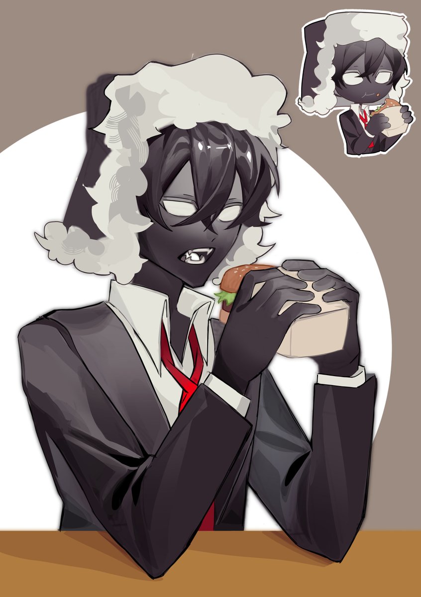 InkwellRiver's tweet photo. xqree在吃🍔

#mcyt  #xqree https://t.co/xDZ8g76IOP