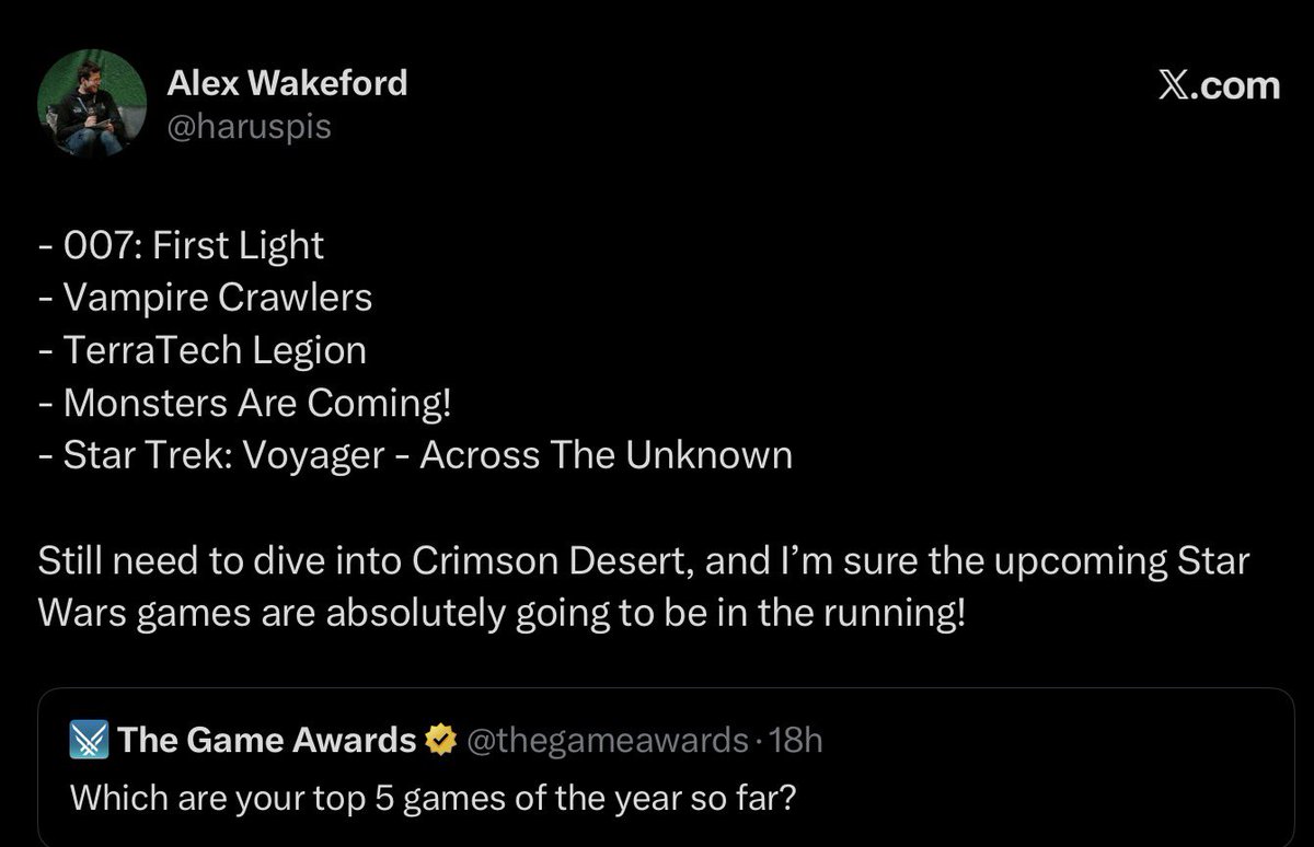 HaloFanForLife's tweet photo. Um, so not picking Halo Campaign Evolved, a game he worked on, seems…odd.
I mean, at least for the sake of the franchise, he should have listed it, even if it wasn’t true.
Kind of a bad take, if one of the writers for Halo doesn’t like their own game enough to be in the top 5.

I think this is one of those things that fans dislike about certain aspects of the studio.

Official Halo peeps need to be hyping up their own game.
Either that or just not post a top 5 list, while leaving Halo off of it.

While I appreciate the honesty here. However, it makes me wonder how passionate are some of the Halo Studio folks, when it comes to the franchise? That has been a question, raised time and again, since the studio was 343. Remember Frank O’Conner saying (paraphrasing) - We hired people that hated Halo.
Not saying Alex hates Halo. But man, leaving it off his top 5 list?
SMDH.