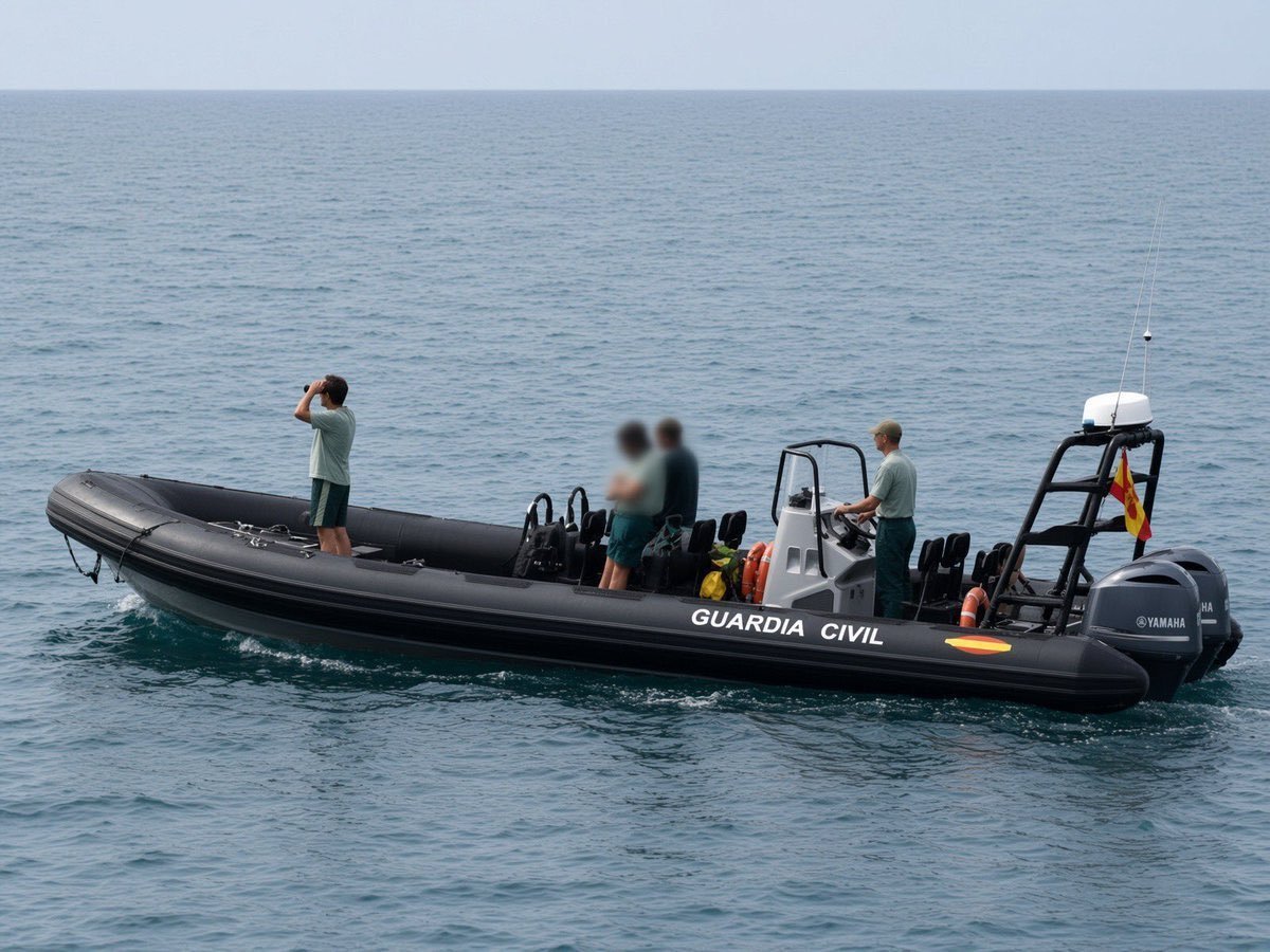 ultraheroe12's tweet photo. Por qué la Guardia Civil se presta a servir de esta manera humillante a Sánchez, a llevar al señorito a bucear? https://t.co/DKtKE5zkHm