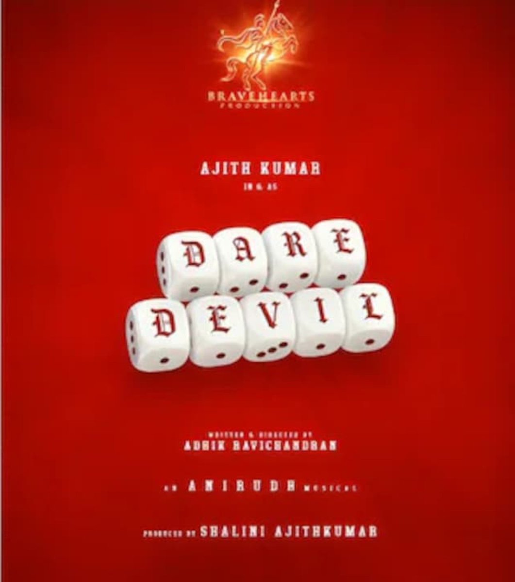 _MovieTamil's tweet photo. As Per TOURING TALKIES

- The shooting for #Daredevil is expected to begin next month. The entire shoot is planned to be completed by December 2026.

- #AjithKumar’s portions are expected to be completed by December. The team plans to complete the film in around 75 days, followed by image shoots and patchwork in January 2027.

- Immediately after that, in January, Ajith Kumar is expected to begin his next film, #AK65. Director Shankar is reportedly on the list to direct the film.