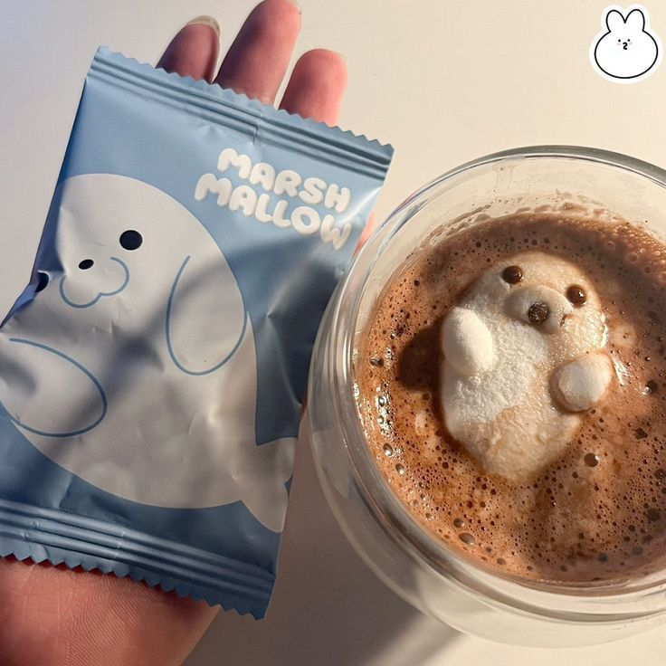 daily_dolce's tweet photo. Seal shaped marshmallows 🤍 https://t.co/QEphBgfoMG