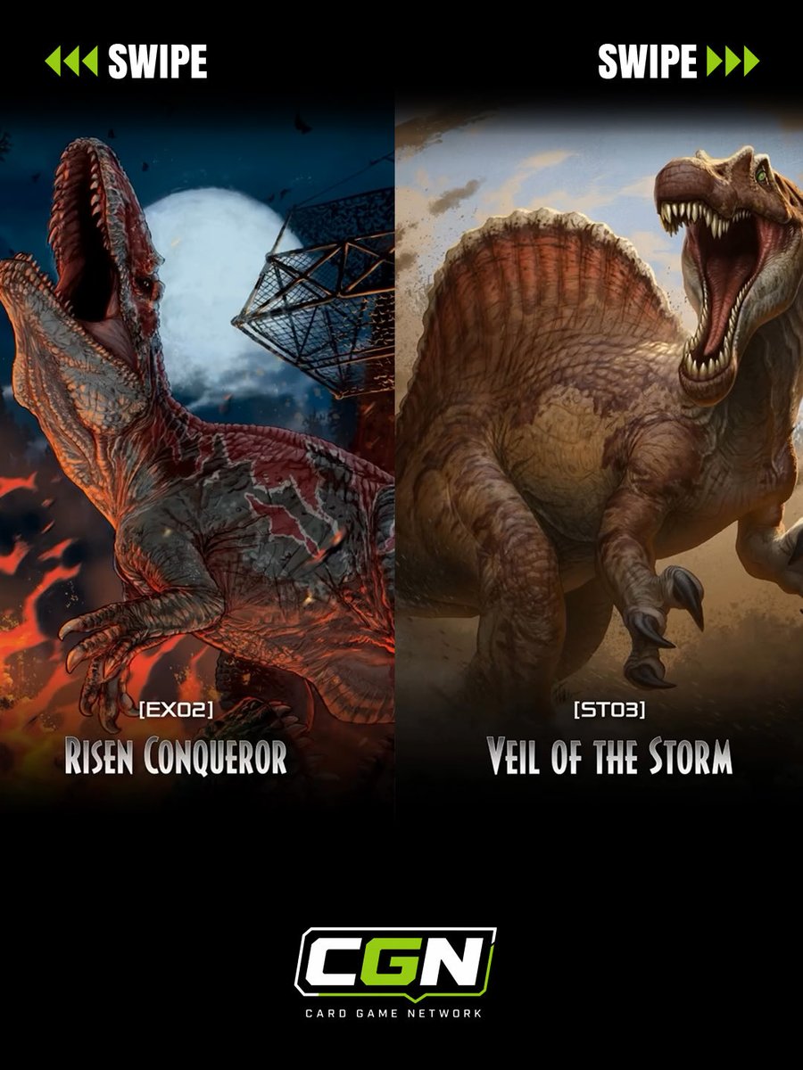 TeamCGN's tweet photo. 🚨 @jurassic_tcg has revealed its release roadmap for the next year! 🦖

The Korean TCG has plenty planned, but there’s still NO international release on the horizon.

Would you import it, or are you waiting for an English release? 👀

#JurassicPark #TCG #TCGNews https://t.co/erW0xOZrlr