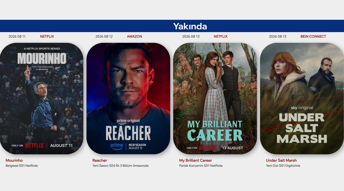 TvdiziX's tweet photo. TV Rehberi. Bu hafta televizyondaöne çıkanlar https://t.co/iQlhNNawSp https://t.co/vKHLsU6kCz