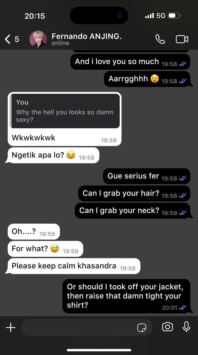moldoopy's tweet photo. text me when you're free
ใด inapproriate room chat
#wintaline four tweets fiction
โ ๏ธ cw // harsh words , ๐ sexting โ ๏ธ https://t.co/n40e3Dl9Le