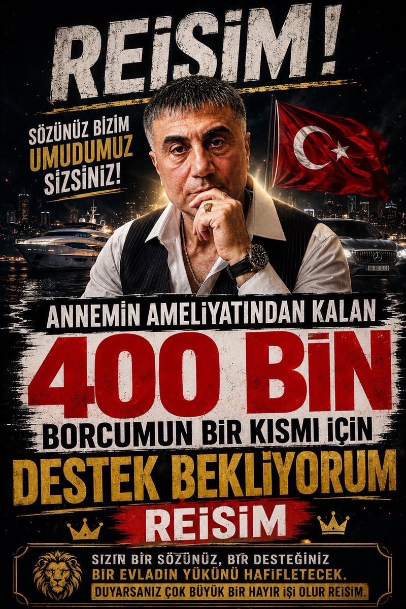 HayranRsp's tweet photo. Sayın Reisim Sedat Peker 🚨

✅Zor zamandan geçiyorum senin desteğine elimden tutmana ihtiyacım var reisim allah rızası için benim sesimi duy bana yardım et 

✅Takdir karar senindir reisim bir beğenin beni mutlu eder 
#sedatpeker @sedat_peker https://t.co/Pd6oupepoo
